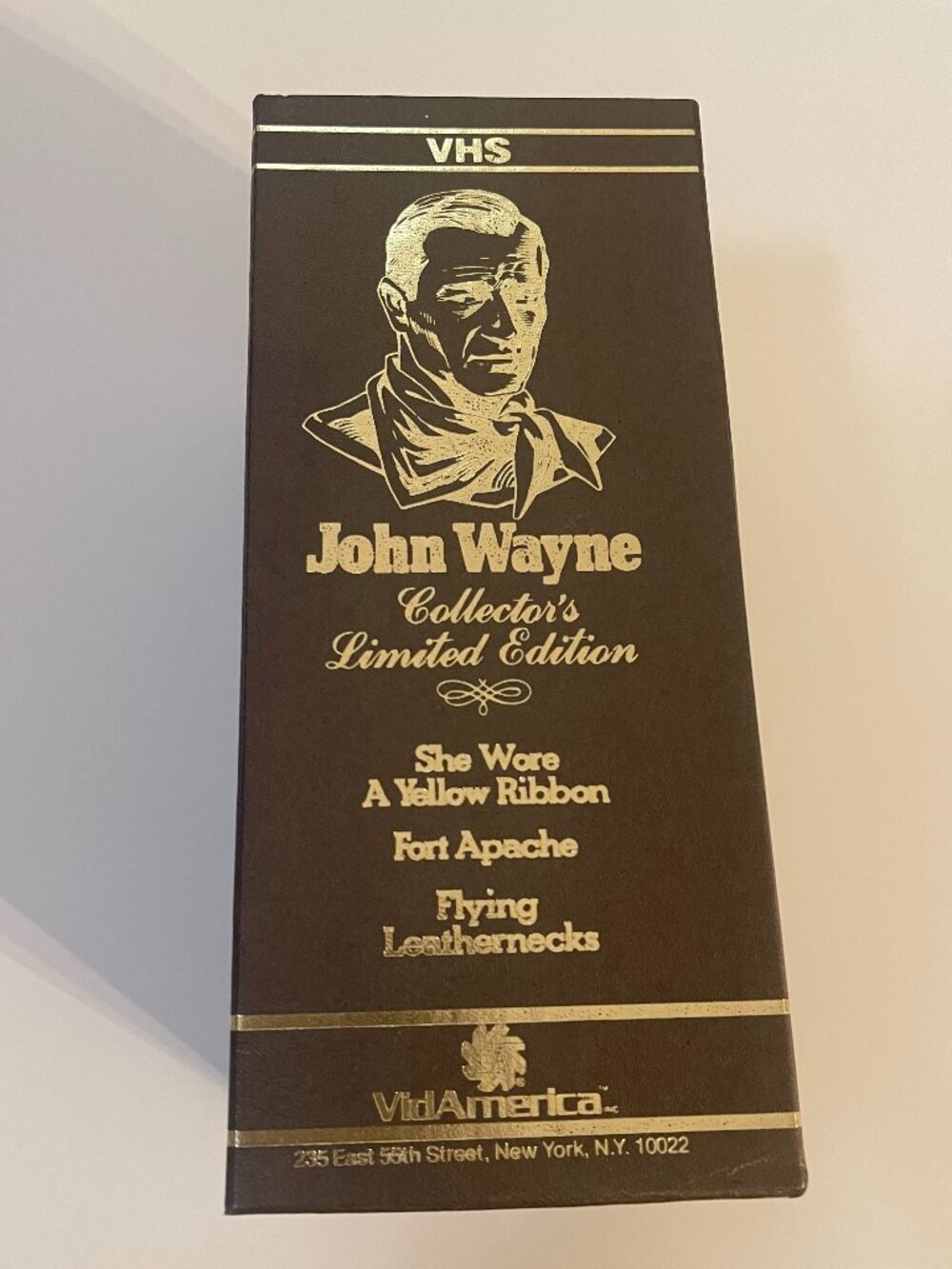 John Wayne Collector's Limited Edition VHS Box Set Complete